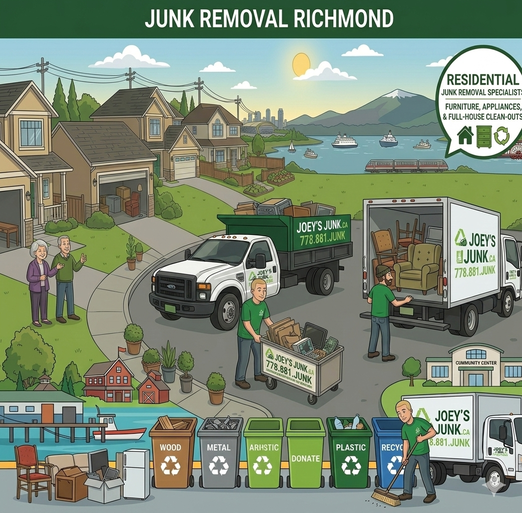Junk removal Richmond BC services by Joey's Junk